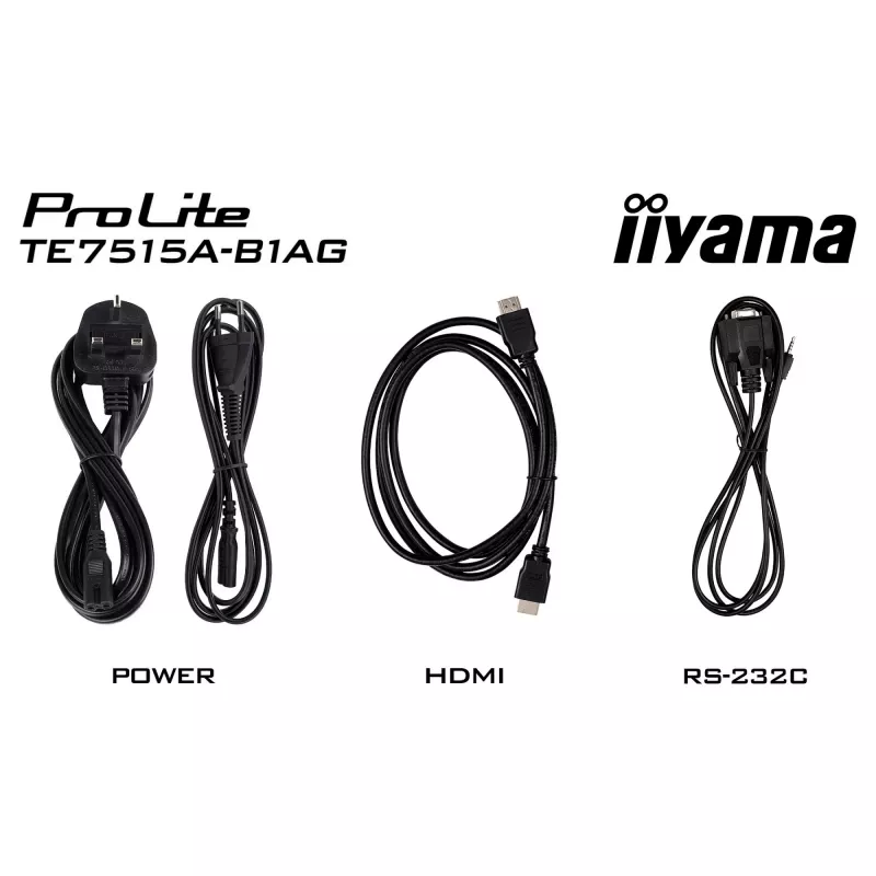 iiyama ProLite TE7515A-B2AG 75 collu 4K interaktīvais skārienekrāns