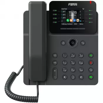 Fanvil V62G SIP VoIP galda telefons (12 līnijas, krāsu displejs, Gigabit Ethernet)