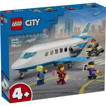 LEGO City 60492 Pasažieru lidmašīna (118 gab.)