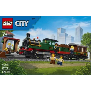 LEGO City 60511 Vintage Steam Train (575 gab.)