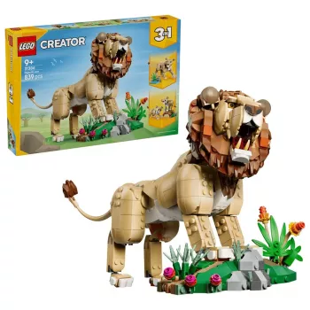 LEGO Creator 3-in-1 31386 Savvaļas dzīvnieki: Majestātisks lauva (839 gab.)
