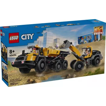 LEGO City 60494 Pašizgāzējs un frontālais iekrāvējs (1132 gab.)
