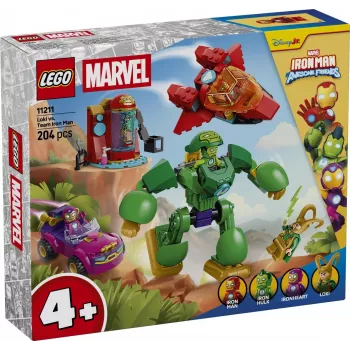 LEGO Marvel 11211 Loki pret Dzelzs vīra komandu (204 gab.)