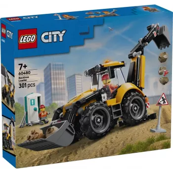 LEGO City 60480 Dzeltens ekskavators ar kausu (301 gab.)