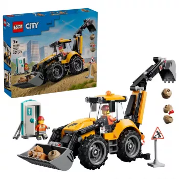LEGO City 60480 Dzeltens ekskavators ar kausu (301 gab.)