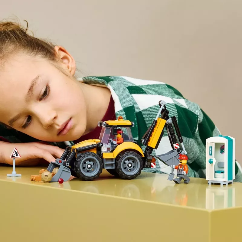 LEGO City 60480 Dzeltens ekskavators ar kausu (301 gab.)