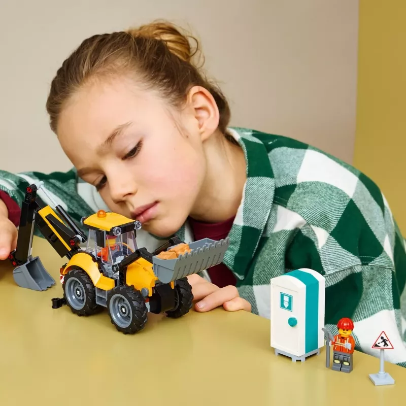 LEGO City 60480 Dzeltens ekskavators ar kausu (301 gab.)