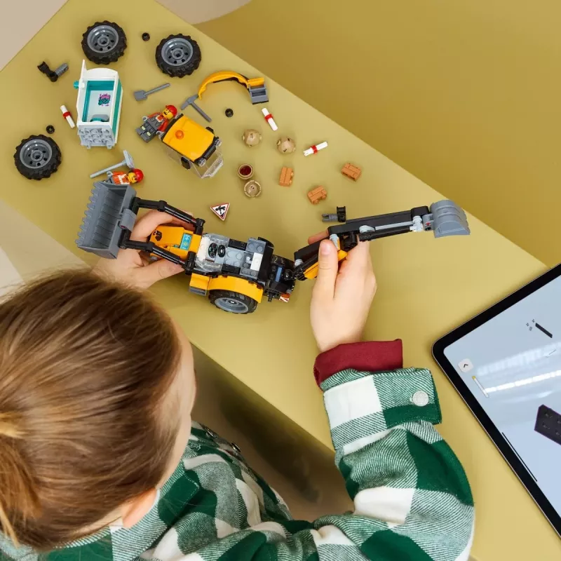 LEGO City 60480 Dzeltens ekskavators ar kausu (301 gab.)
