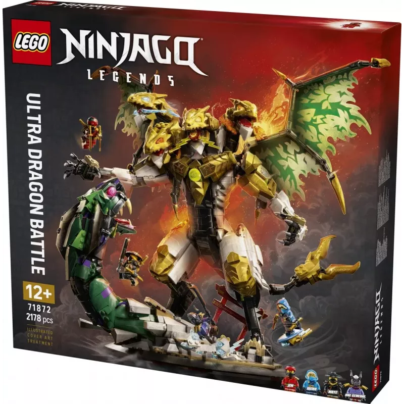 LEGO NINJAGO 71872 Ultra Cīņa ar pūķi (2178 gab.)