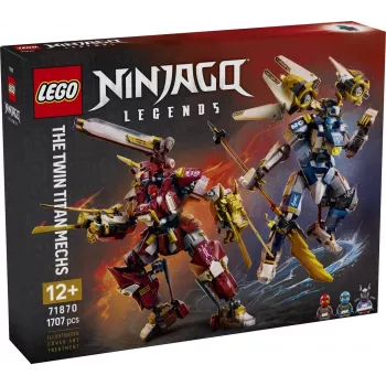 LEGO NINJAGO 71870 Dvīņu titānu mehi (1707 gab.)