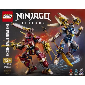 LEGO NINJAGO 71870 Dvīņu titānu mehi (1707 gab.)