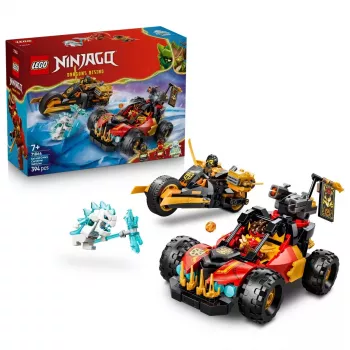 LEGO NINJAGO 71864 Kai un Kola kombinējamie transportlīdzekļi (394 gab.)