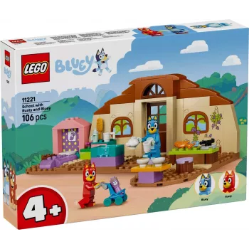 LEGO Bluey 11221 Skola ar Rusty un Bluey (106 gab.)