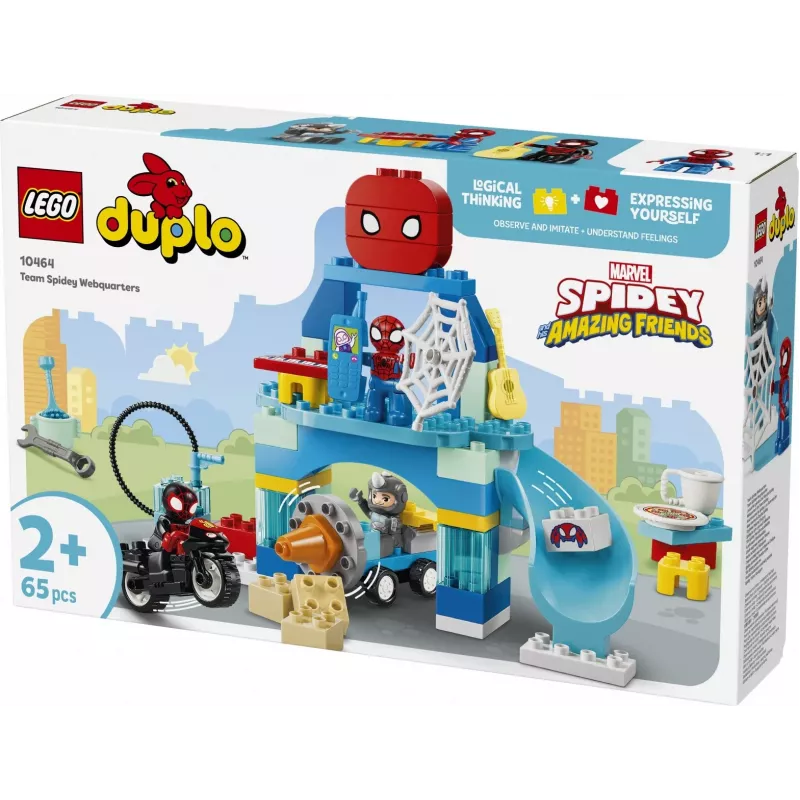LEGO DUPLO Marvel 10464 Komandas Spideja tīklu mītne (65 gab.)