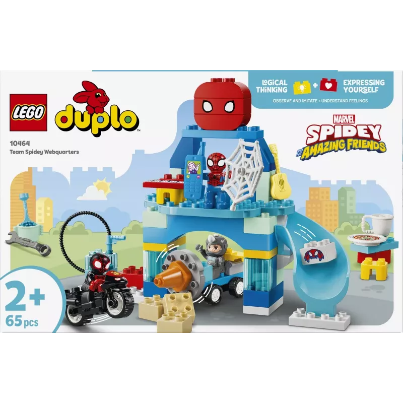 LEGO DUPLO Marvel 10464 Komandas Spideja tīklu mītne (65 gab.)