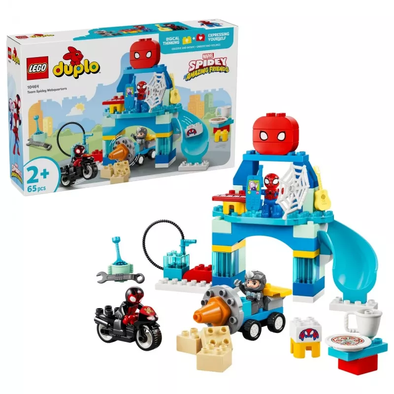 LEGO DUPLO Marvel 10464 Komandas Spideja tīklu mītne (65 gab.)