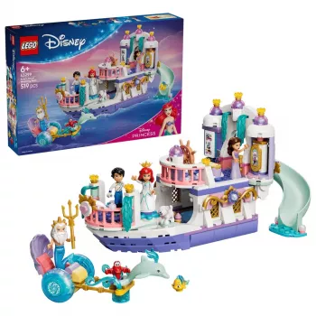 LEGO Disney 43299 Arieles karaliskā kāzu laiva (519 gab.)