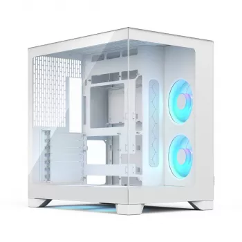 Fractal Design Pop 2 Vision White RGB ATX Mid-Tower korpuss (rūdīts stikls)