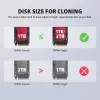 AXAGON ADSA-M2C44 USB4 40Gbps 4-Bay M.2 NVMe SSD Docking Station ar Offline Klonēšanas Funkciju, Alumīnijs, Aktīvā Dzesēšana