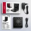AXAGON ADSA-M2C44 USB4 40Gbps 4-Bay M.2 NVMe SSD Docking Station ar Offline Klonēšanas Funkciju, Alumīnijs, Aktīvā Dzesēšana