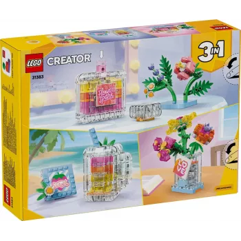 LEGO Creator 3-in-1 31383 Ziedu dekors – smaržu pudele (286 gab.)