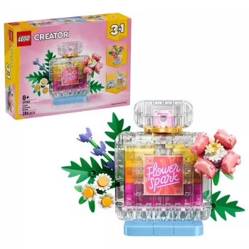 LEGO Creator 3-in-1 31383 Ziedu dekors – smaržu pudele (286 gab.)