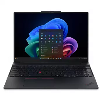 Lenovo ThinkPad E16 Gen 4 21YC000QGE biznesa portatīvais dators, Intel Core Ultra 7 355, 16 collu WUXGA, 16GB DDR5, 512GB SSD, Windows 11 Pro, vācu QWERTZ tastatūra