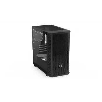 PC korpuss Endorfy Signum M30 ARGB — Micro Tower mATX, mesh priekša, 3x 120 mm ARGB ventilatori, rūdīts stikls, USB-C 20 Gb/s