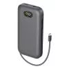 Belkin UltraCharge Pro Laptop Power Bank 27K 27000mAh 240W ar integrētu USB-C kabeli un digitālo displeju Charcoal