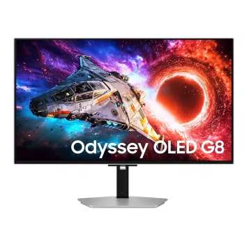 Samsung Odyssey OLED G8 G80SH 32 collu 4K UHD QD-OLED spēļu monitors 240Hz 0.03ms Balts (LS32HG800SUXEN)