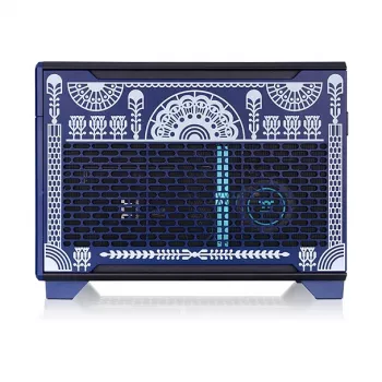 Thermaltake TR100 Koralie Edition Cobalt Blue Mini-ITX SFF korpuss - PCIe 4.0 riser, SFX barošanas bloks, 360 mm GPU - CA-11A-00SPNN-AR