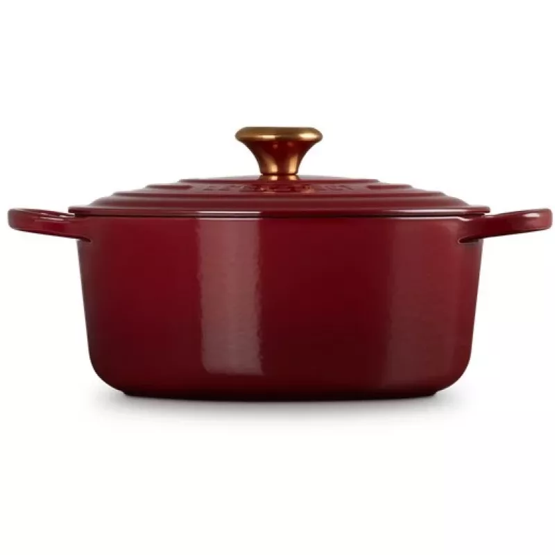 Le Creuset Signature Round Roaster 26cm 5.3L Emaljēts Čuguns Rhône 21177269494441