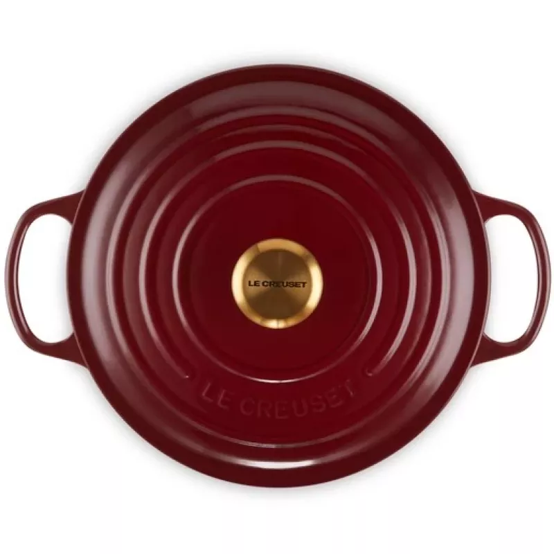 Le Creuset Signature Round Roaster 26cm 5.3L Emaljēts Čuguns Rhône 21177269494441