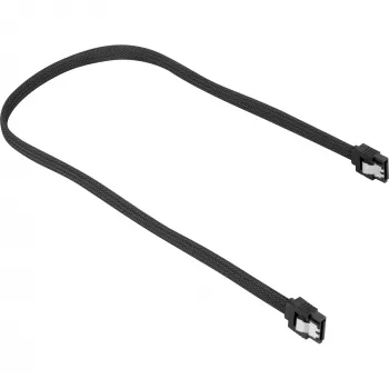 Sharkoon SATA III kabelis 60 cm melns pinums