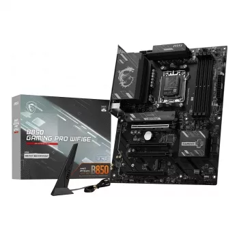 MSI B850 Gaming Pro WiFi6E mātesplate, AMD AM5, DDR5, Wi-Fi 6E, Bluetooth 5.2, 2.5G LAN, Micro-ATX