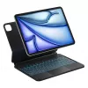 Inateck Keyboard Case ar Skārienpaliktni iPad Pro 11 collu un iPad Air 10.9 collu (4./5. paaudze), QWERTZ izkārtojums, Melns