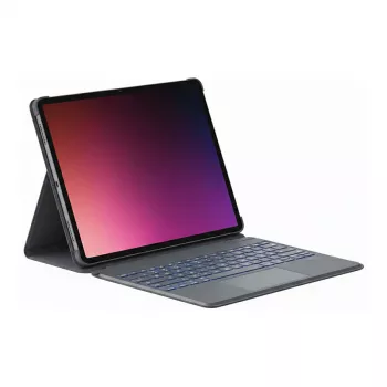 Inateck tastatūra iPad Air 13-inch / iPad Pro 12.9-inch, QWERTZ izkārtojums, Space Gray, Bluetooth 5.2, fona apgaismojums, ar skārienpaliktni