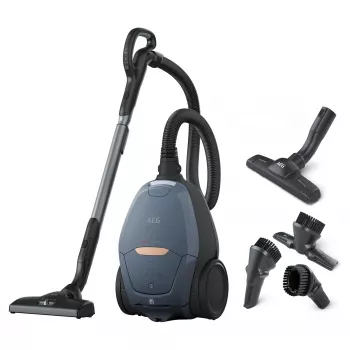 AEG VX82-1-5DB Bagged Canister Vacuum Cleaner 600W Denim Blue