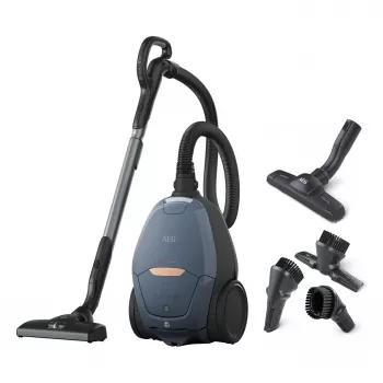 AEG VX82-1-5DB Bagged Canister Vacuum Cleaner 600W Denim Blue