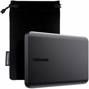 Toshiba Canvio Basics Excl 1TB ārējais cietais disks, USB 3.2 Gen 1, melns