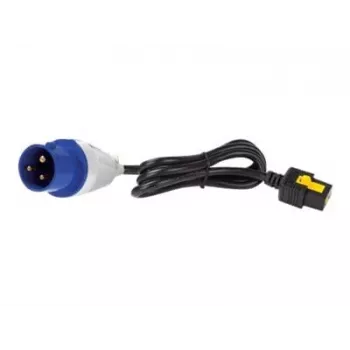 APC barošanas kabelis IEC 60309 16A (M) – IEC 60320 C19 – 16 A – 3,0 m – bloķējams – melns – saderīgs ar: SMT2200I-AR, SMT2200R2I-AR, SMT3000I-AR, SMT3000R2I-AR, SRT1500XLI, SRT2200XLI-KR (AP8758)