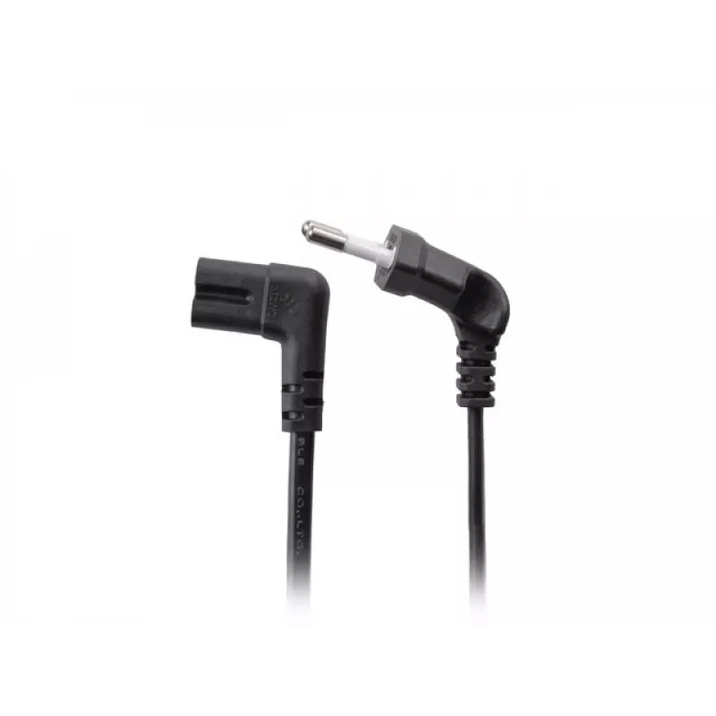 LANBERG CEE 7/16 to IEC 320 C7 Power Cord 3m Angled VDE Black