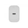 NATEC Ribera sienas lādētājs 1x USB-C 20W Balts