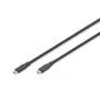 DIGITUS USB Silicone Cable, USB4 Version 2.0, USB 80Gbps, 1.5 m, Black