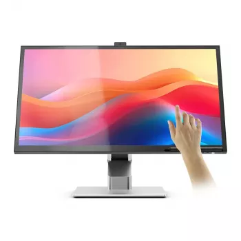 ALOGIC Clarity Fold Touch 27 inch 4K UHD IPS Touchscreen Monitor ar Webcam, 65W USB-C PD, Fold Stand
