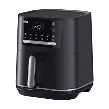 Braun Household 2-in-1 Hot Air Fryer MultiFry 5 HF 5054I (Black, 2000 W, 6.0 L Basket)