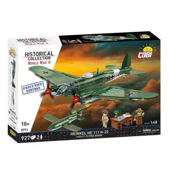 COBI Heinkel HE 111 H-22 ar V1 lidojošo bumbu konstruktors 927 detaļas