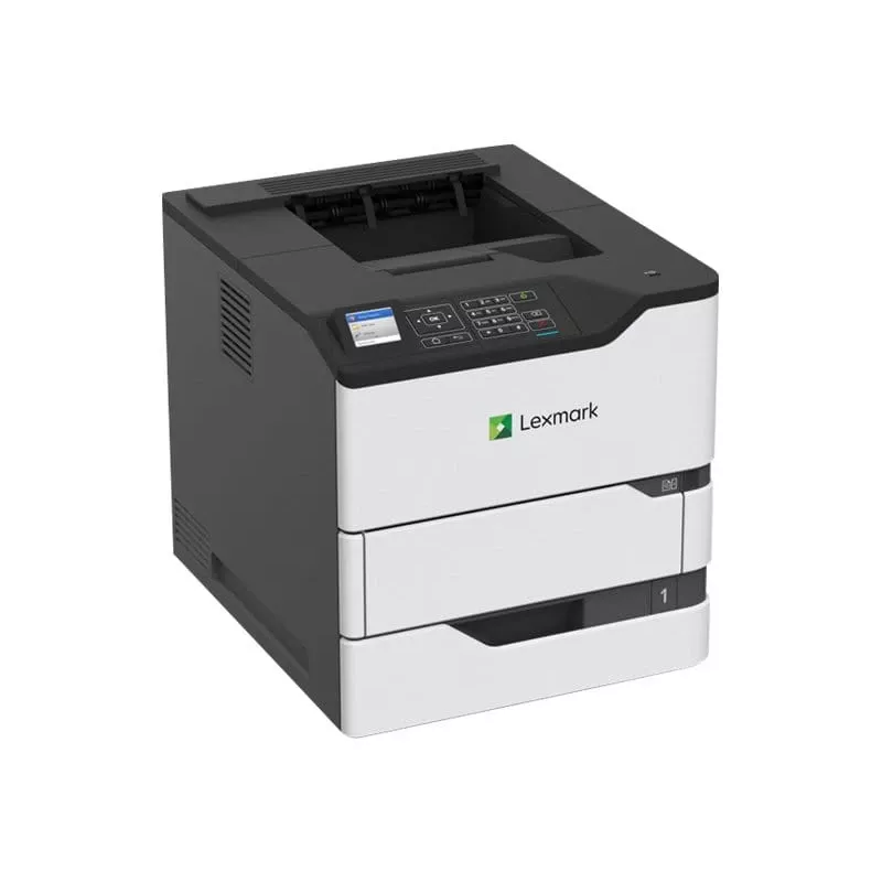 Lexmark MS822de Monohromais lāzerprinteris - Duplekss - A4 - 55 lpp/min - 1200x1200 dpi - Ethernet, USB