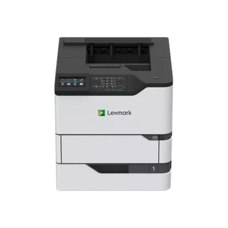 Lexmark MS822de Monohromais lāzerprinteris - Duplekss - A4 - 55 lpp/min - 1200x1200 dpi - Ethernet, USB