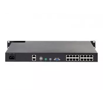 APC KVM1116R KVM Switch - 1 lokālais lietotājs, 16 porti, VGA, USB, 1U plaukts